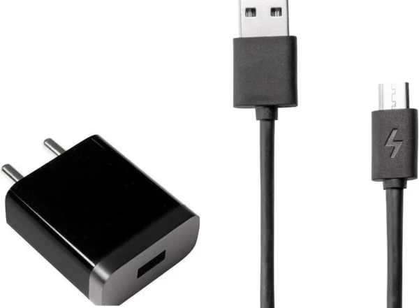 Charger with v8 cable