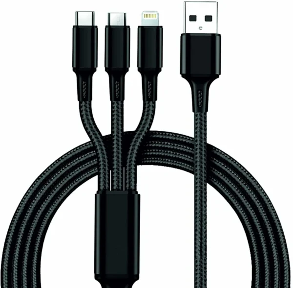 3 IN 1 FAST CHARGING CABLE WITH 65W