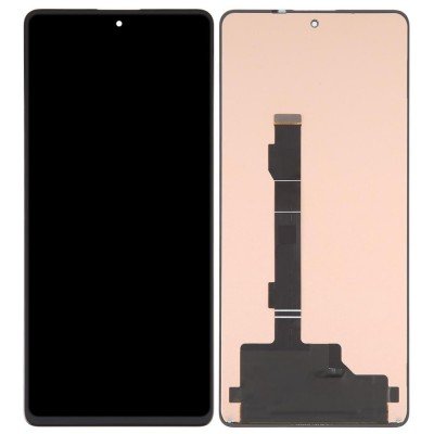 LCD with Touch Screen for Xiaomi Redmi Note 12 Pro - Black (display glass combo folder)